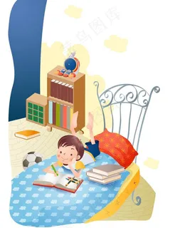 儿童暑假生活做作业图片