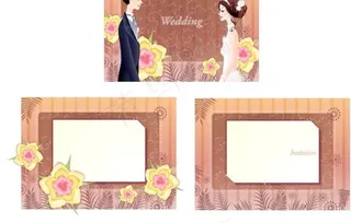 矢量婚礼人物081