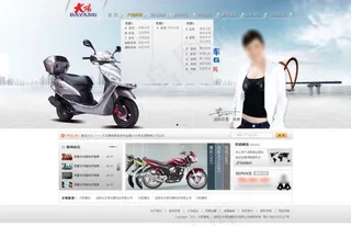 大阳摩托企业网站模板