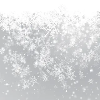 美丽的冬天，雪花背景矢量素材