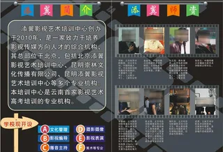 传媒学校宣传单图片
