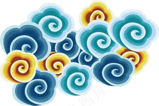 中国风彩云素材