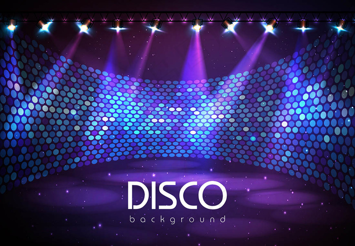 灯光下的舞台背景