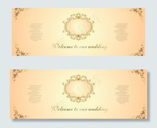 香槟色婚礼背景图片