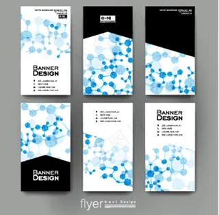 时尚卡片单页设计矢量素材