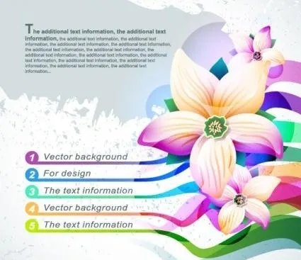 美丽的花底纹背景02矢量eps,ai矢量模版下载