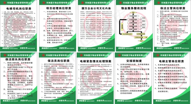园方物业cdr矢量模版下载