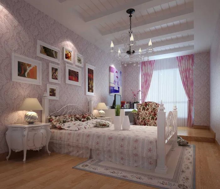 粉色卧室设计