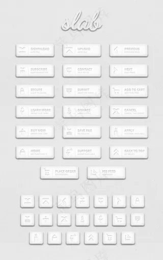 创意立体按钮免费下载