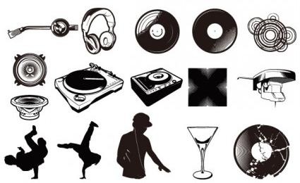 去生产的矢量set15deejay...ai矢量模版下载