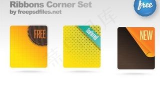 网页包角标签 下载