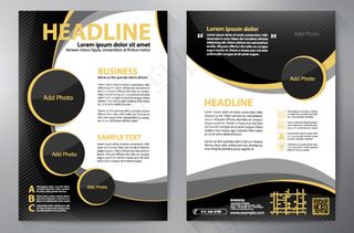 商务单页设计矢量素材