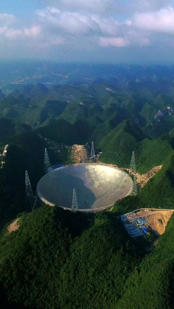 射电望远镜高清摄影图片