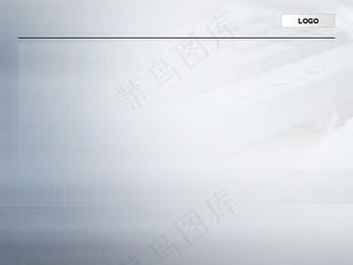 蓝灰文案商务PPT模板