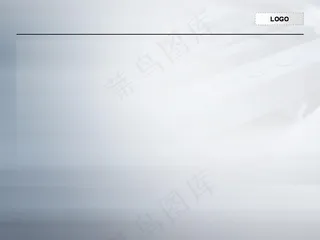 蓝灰文案商务PPT模板