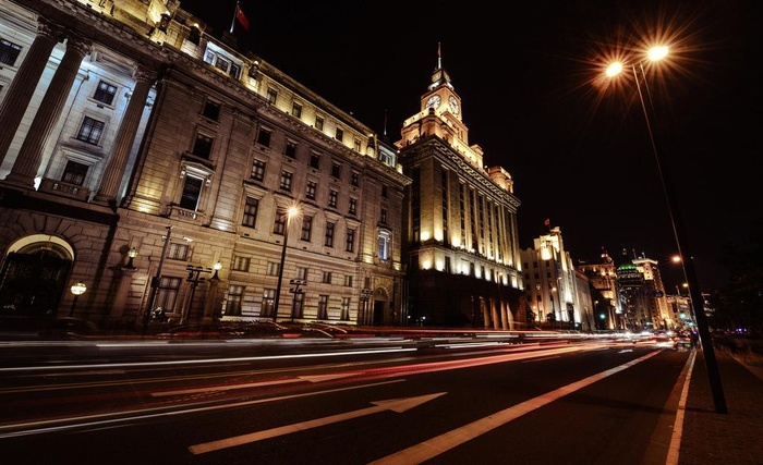 上海外滩夜景图片