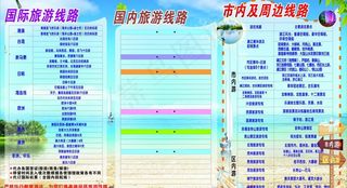 旅游线路图片