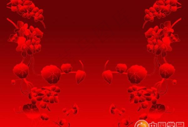 一款常用红色暗花卡片背景矢量素材cdr矢量模版下载