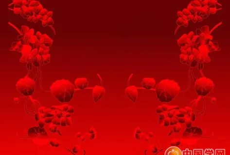 一款常用红色暗花卡片背景矢量素材