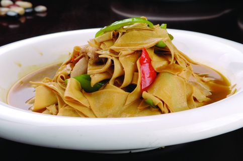 家常炒干豆腐 16元