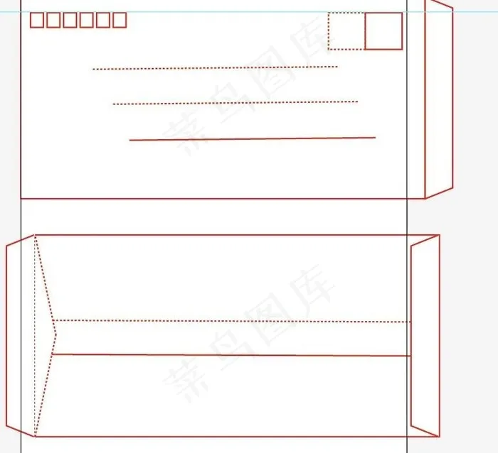 5号信封图片ai矢量模版下载