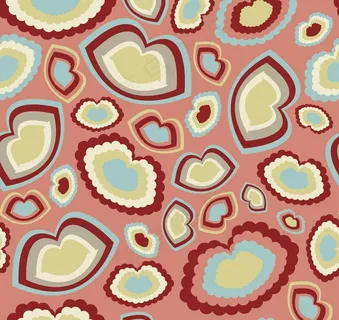 色块嘴形图案底纹背景图片