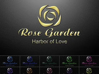 标志 logo 设计 玫瑰花 婚庆...