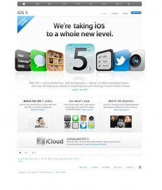 高仿苹果网站页面PSD的手工制作的...