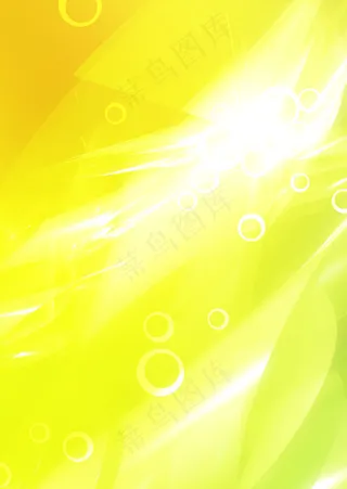 黄色梦幻圈圈背景