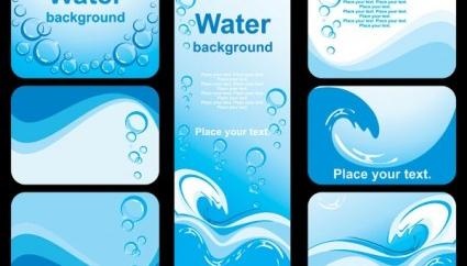 细水背景矢量eps,ai矢量模版下载