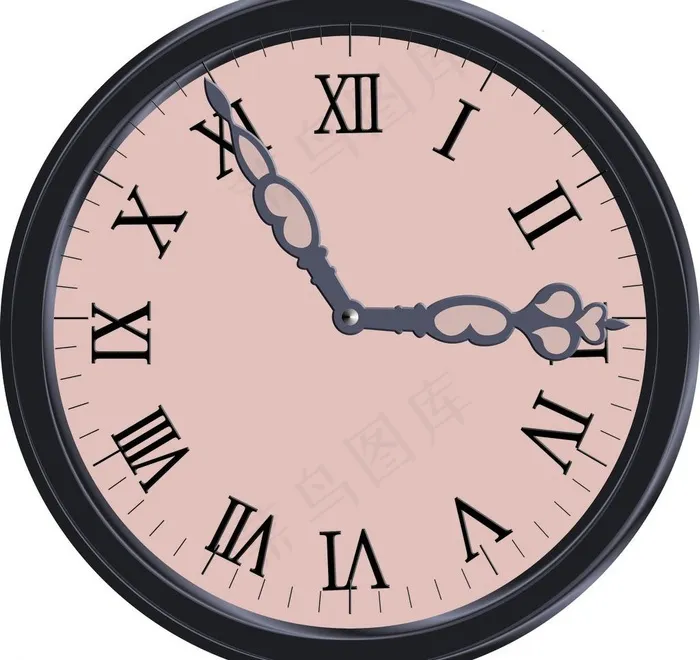 欧式钟图片psd模版下载