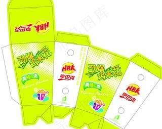 鸡米花包装盒图片