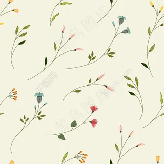 线条树枝背景矢量素材