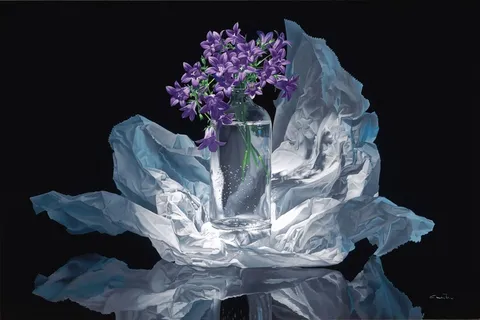 花卉静物油画图片