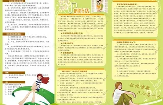 妇科小海报PSD素材