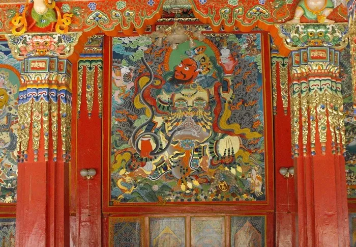 手绘佛像 佛教图案图片