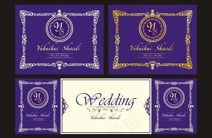 婚庆背景图片cdr矢量模版下载