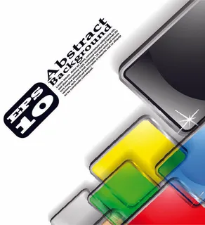 矢量高光水晶彩色背景