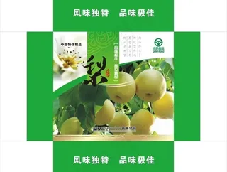 梨包装图片