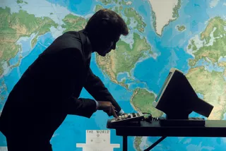 地图任务科技背景