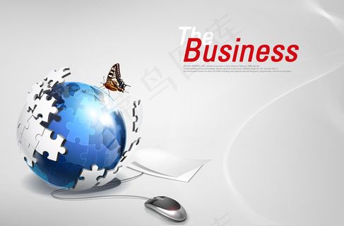 创意拼图互联科技PSD分层素材