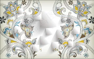 3D欧式花纹