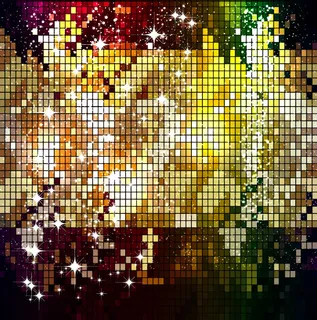 星光璀璨的色彩背景——矢量素材