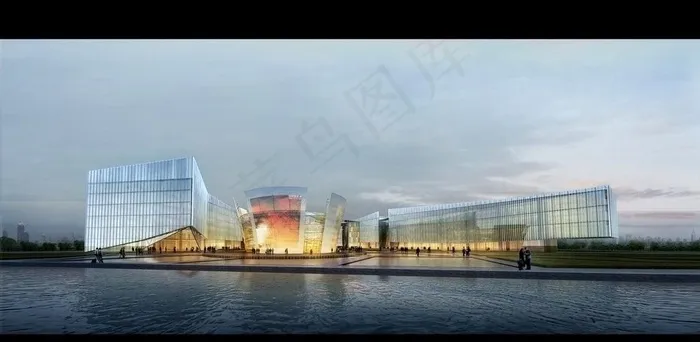 建筑效果图图片(2500X1365(DPI:72))psd模版下载