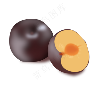 二十四节气原创鼠绘处暑水果红李二十四节气原创鼠绘处暑水果红李