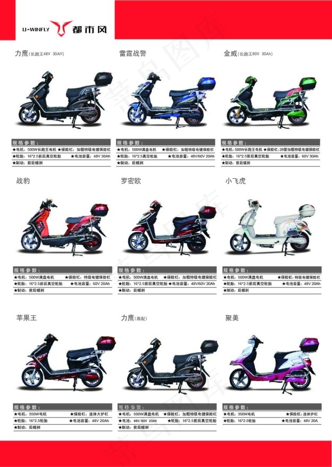 都市风电动车 海报ai矢量模版下载