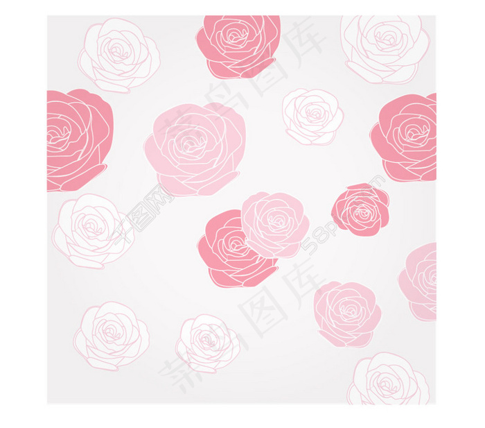 玫瑰花底纹