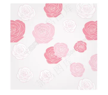 玫瑰花底纹 玫瑰花底纹