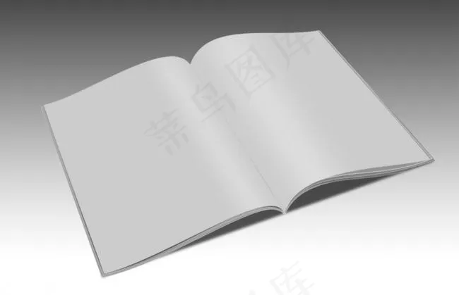 书籍画册展开内页展示图片psd模版下载