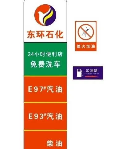 东环石化标识广告牌图片cdr矢量模版下载